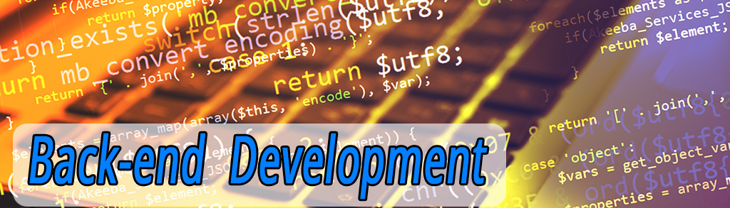 Backend Development Heading Image