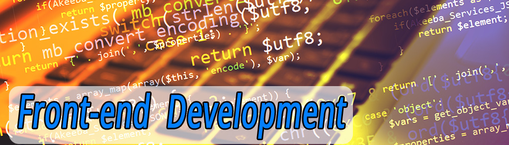 Frontend Development Heading Image