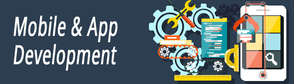 Mobile, Phone, and App Development Heading Image